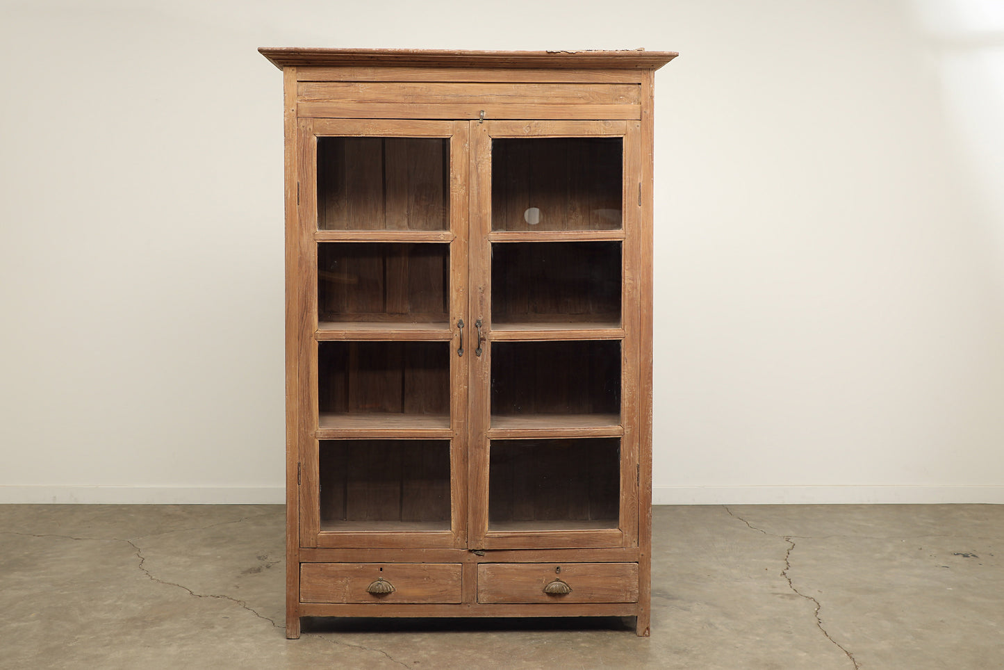 Vintage Teak & Glass Cabinet