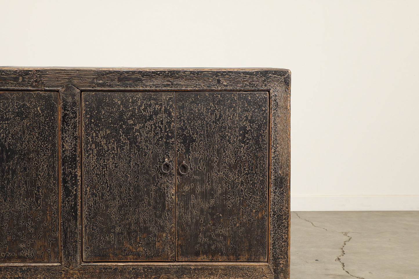 Vintage 4 Door Elm Sideboard - Circa 1945