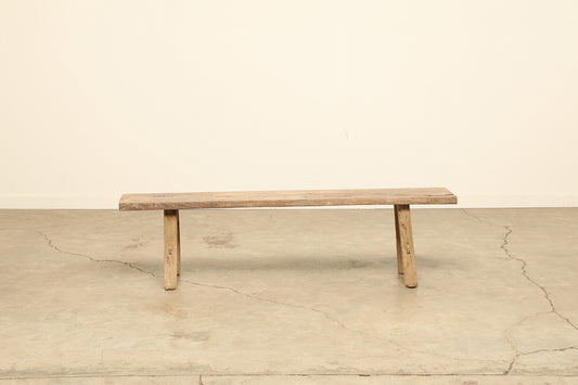 Vintage Elm Bench No.15 - Circa 1945