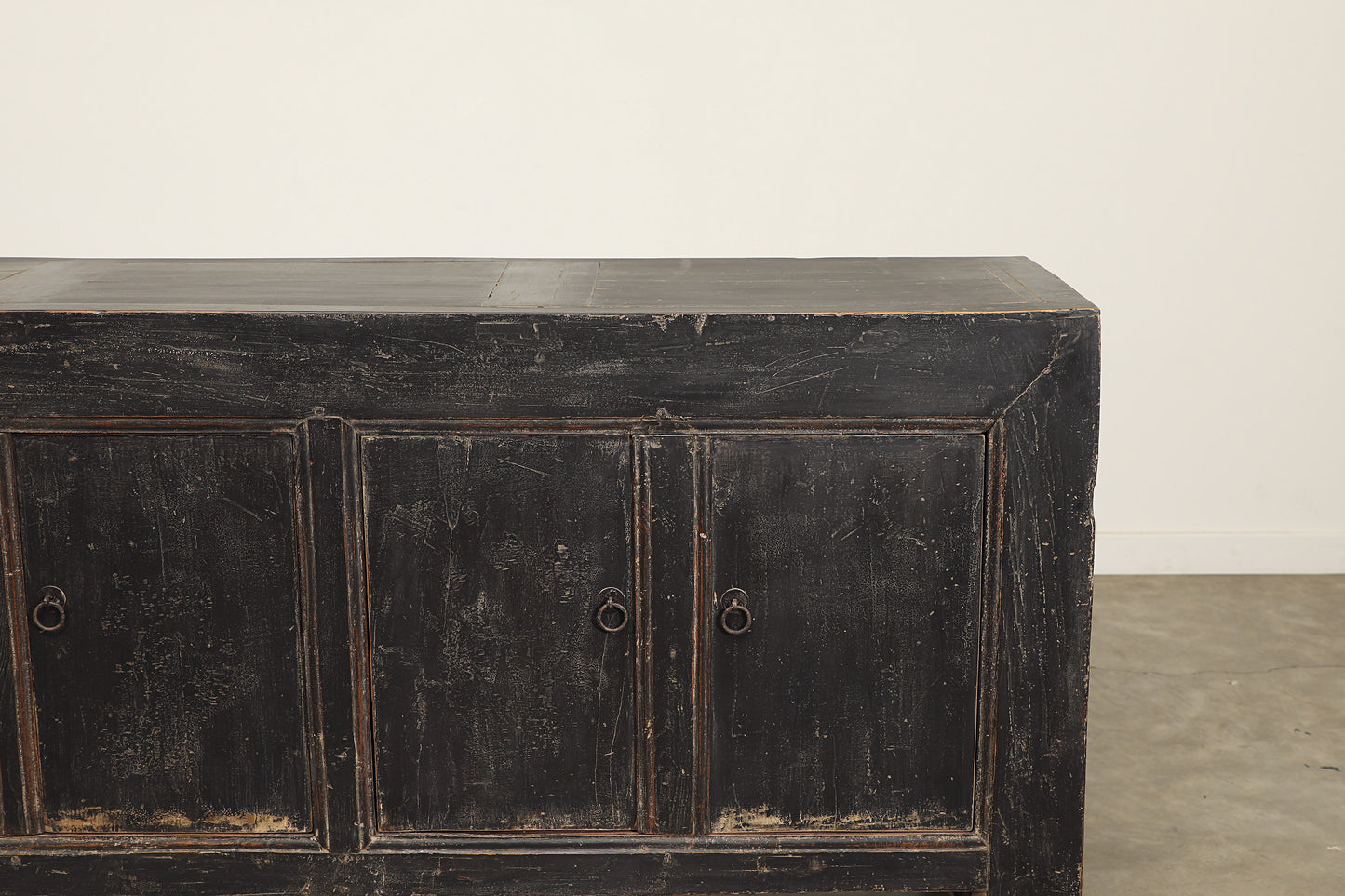 Vintage 6 Door Elm Sideboard - Circa 1945