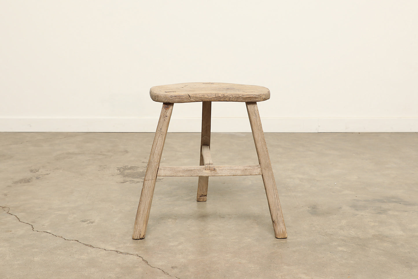 Vintage Elm Stool AC.026 - Circa 1945