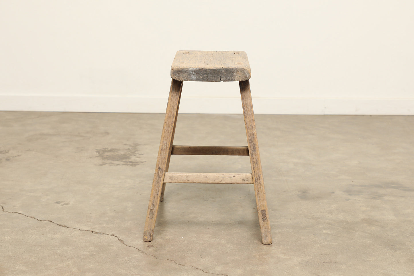 Vintage Elm Stool AC.008 - Circa 1945