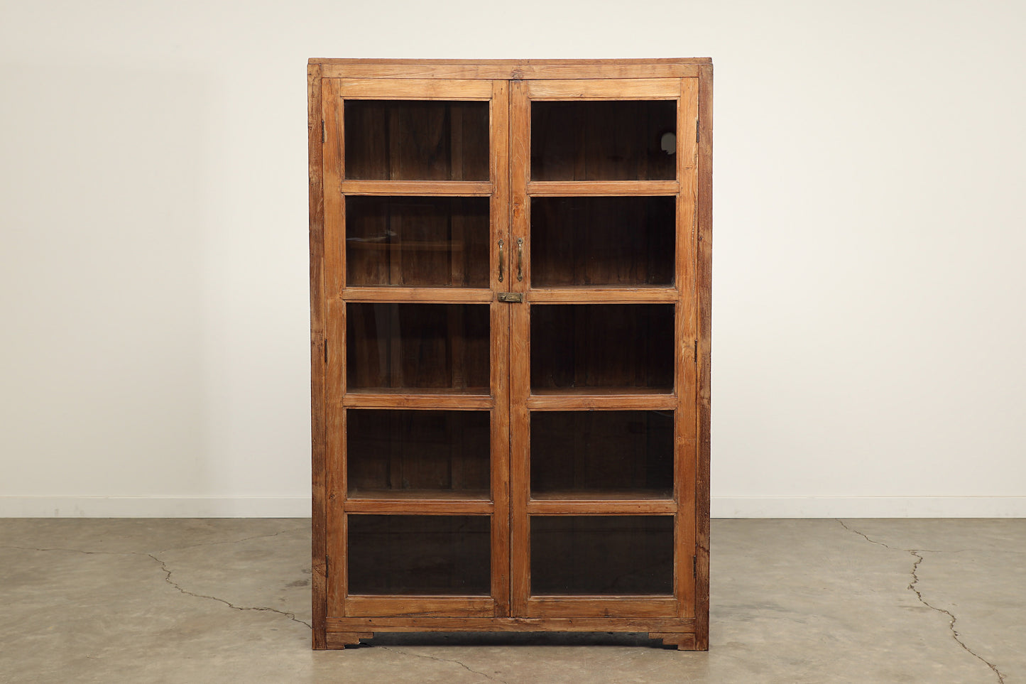 Vintage Teak & Glass Cabinet