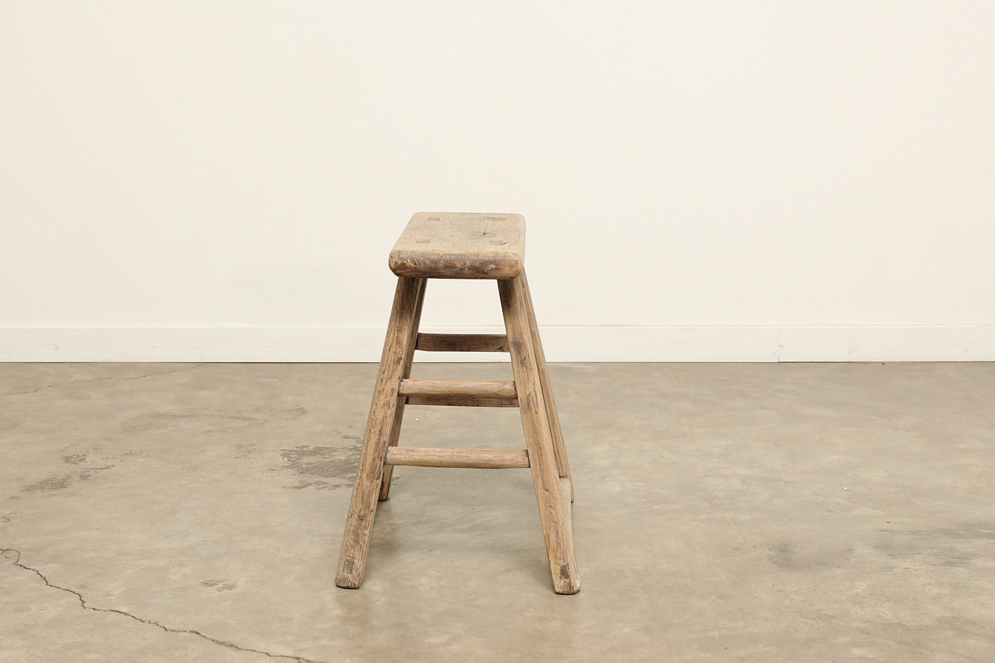 Vintage Elm Stool AC.064 - Circa 1945