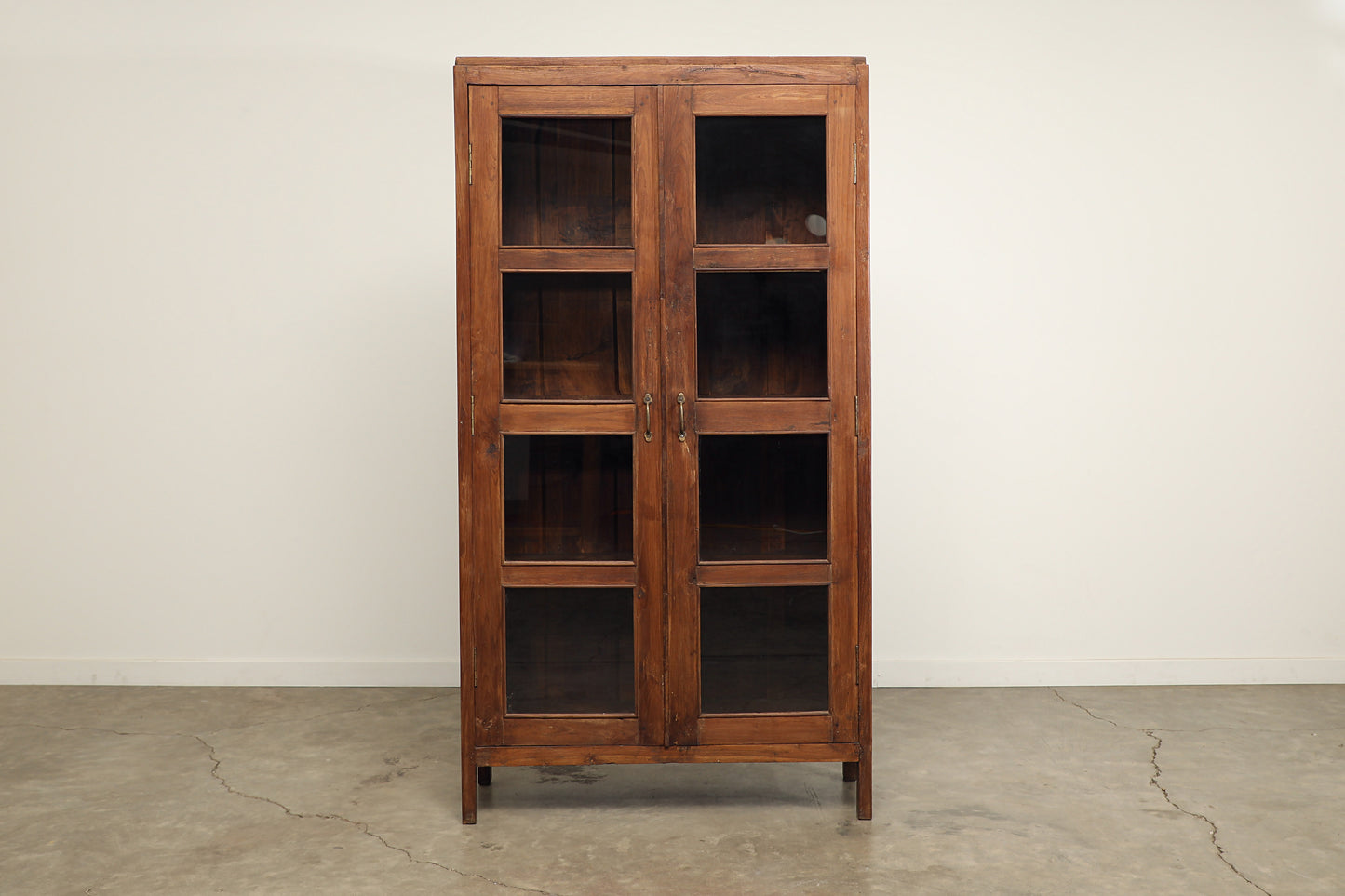 Vintage Teak & Glass Cabinet