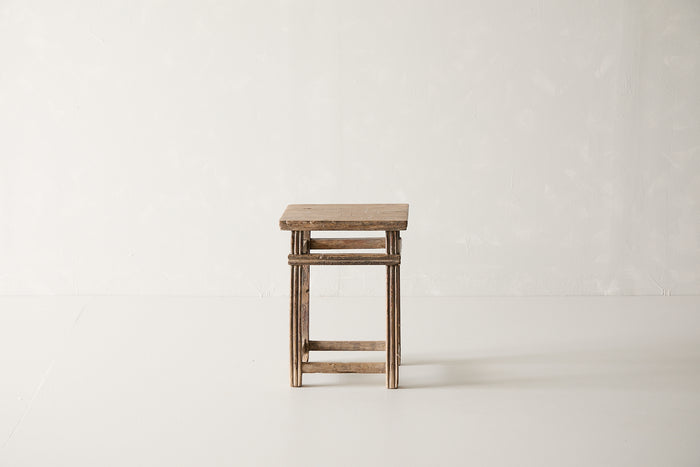 Vintage Elm Side Table AE.135 - Circa 1875