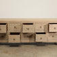 Reclaimed 10 Drawer Pine Sideboard