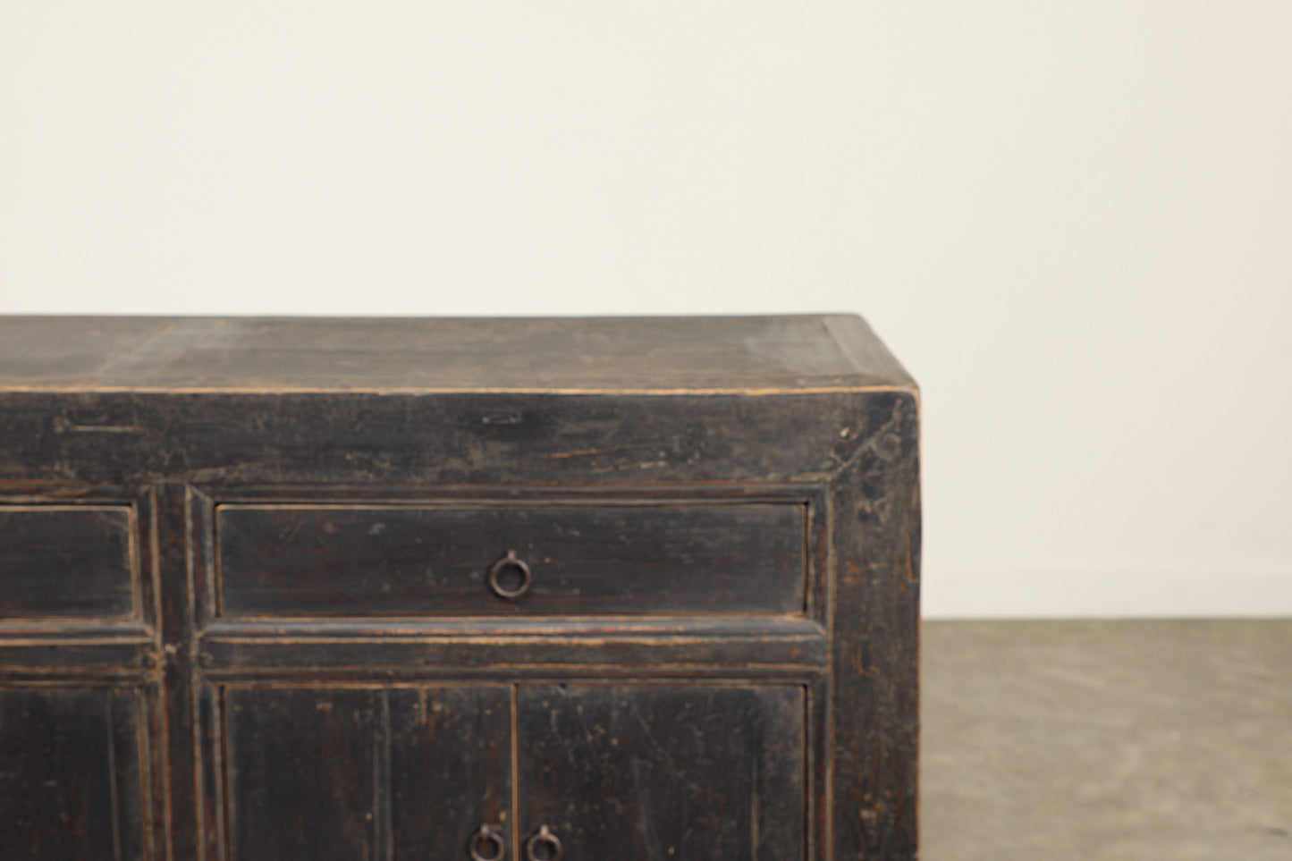 Vintage 6 Door Elm Sideboard - Circa 1945