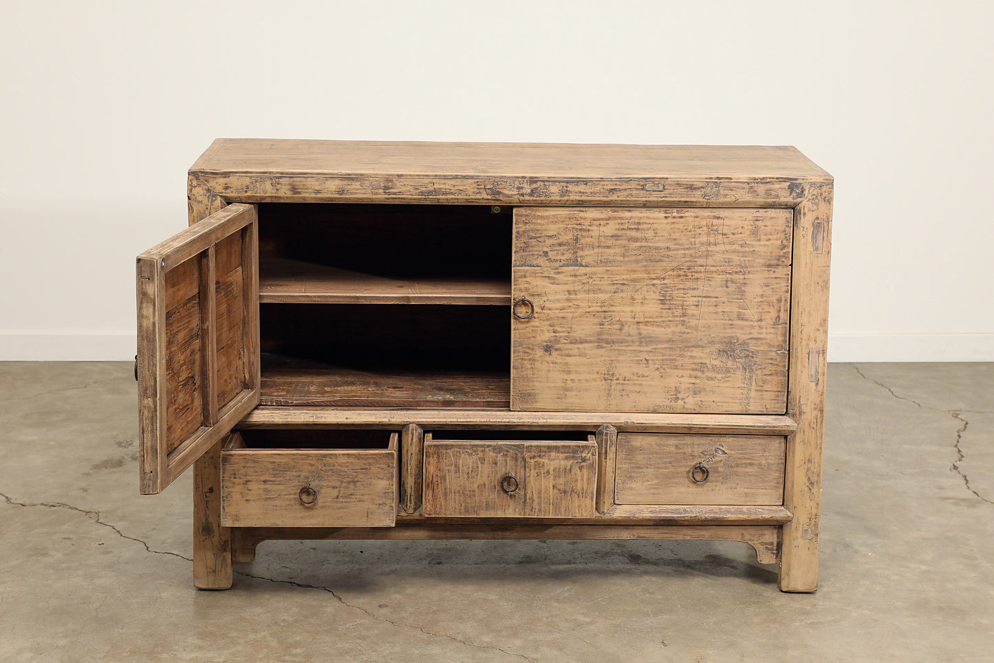 Vintage 2 Door Poplar Sideboard - Circa 1945