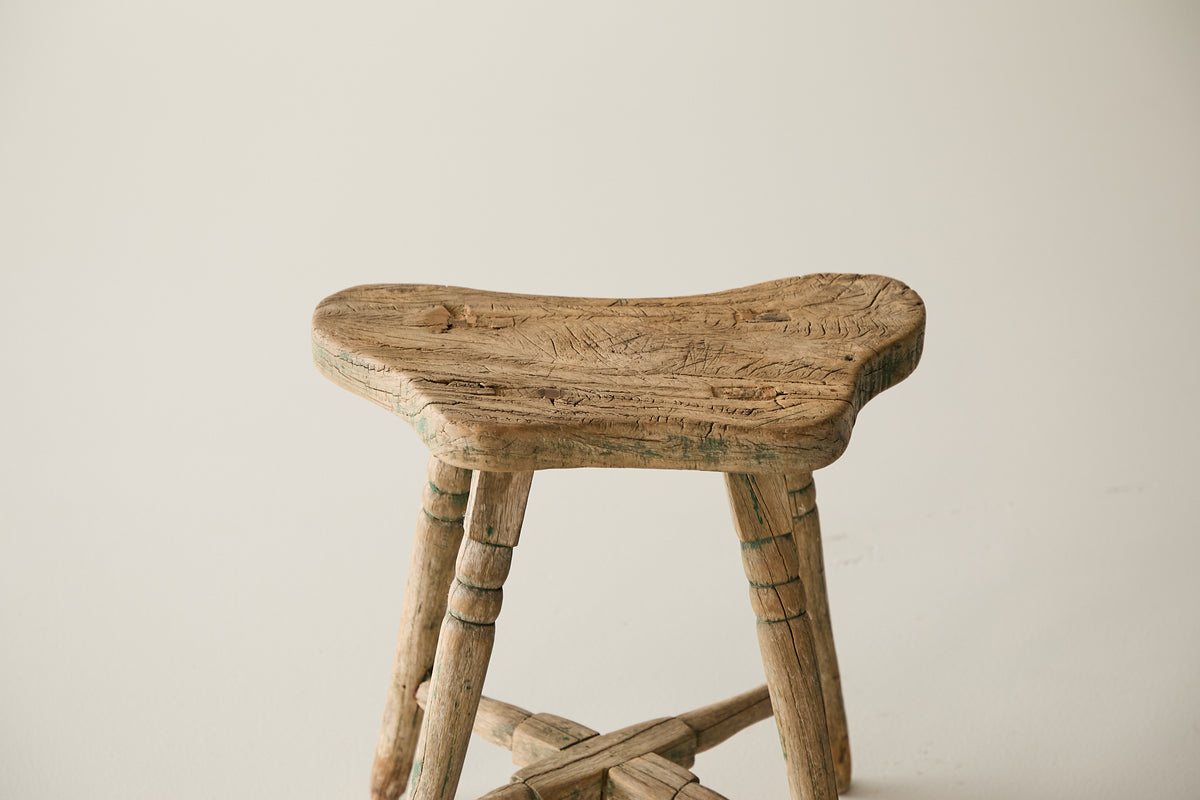 Vintage Saddle Stool AF.008