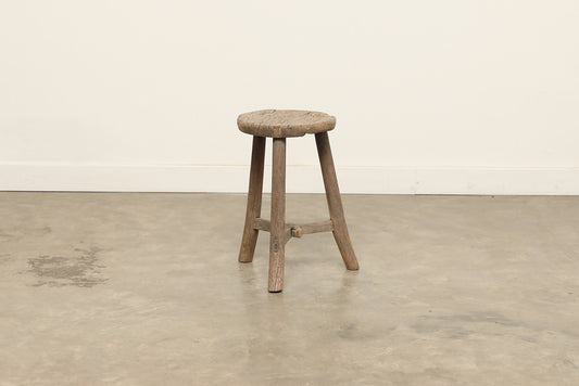 Vintage Elm Stool AC.036 - Circa 1945