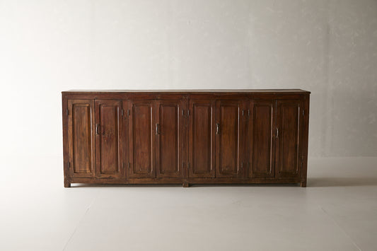 Vintage Teak Panel Sideboard