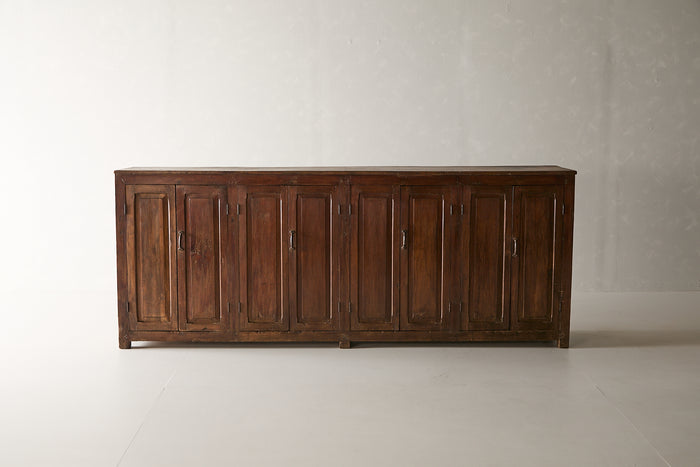 Vintage Teak Panel Sideboard