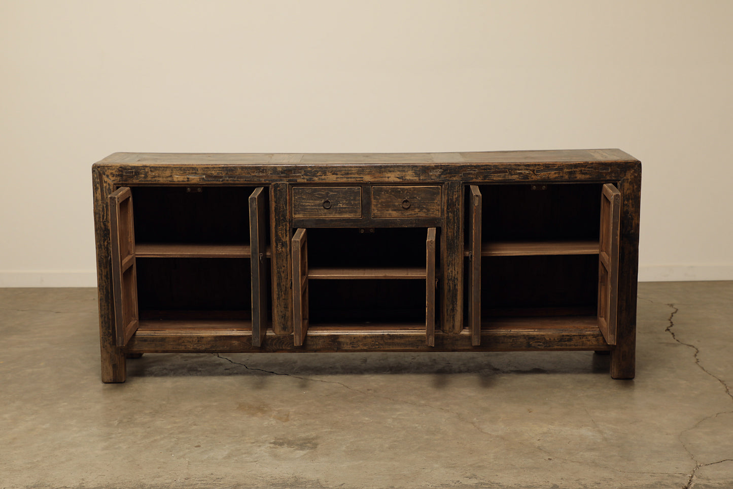 Vintage Elm Sideboard - Circa 1925