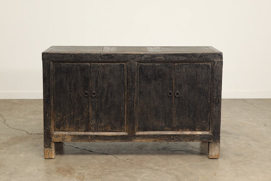 Vintage 4 Door Elm Sideboard - Circa 1945