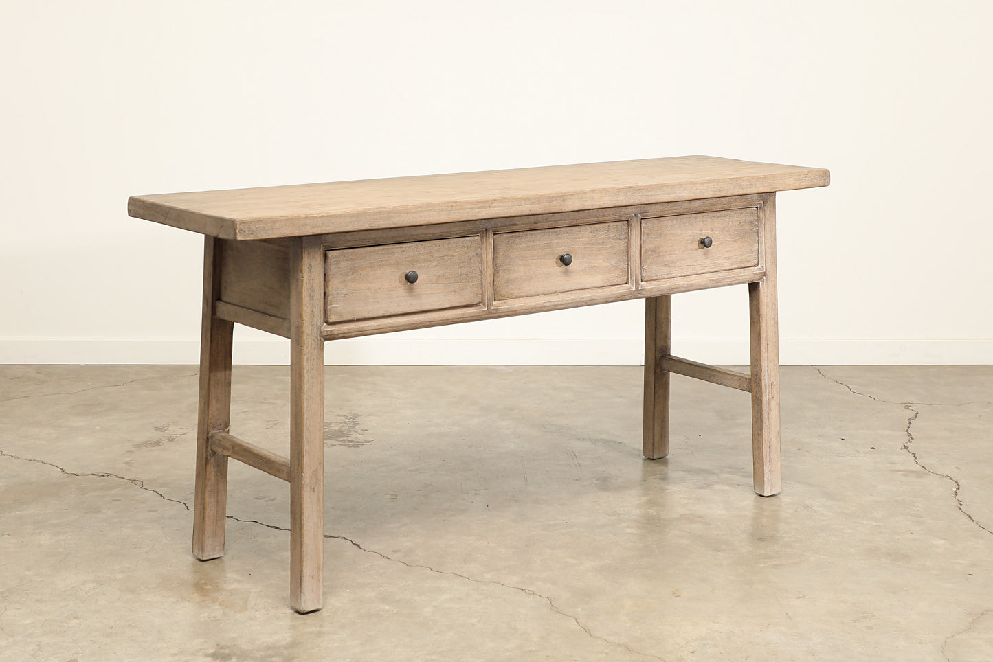 Reclaimed 3 Drawer Poplar Console Table