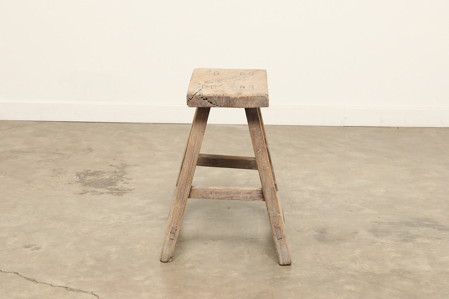 Vintage Elm Stool AC.009 - Circa 1945