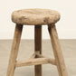 Vintage Elm Stool AC.020 - Circa 1945