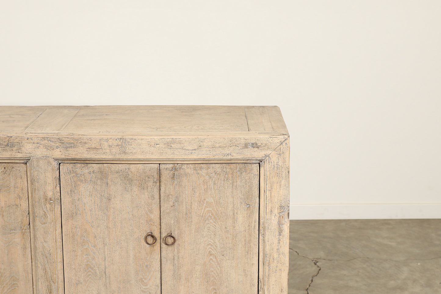 Vintage 6 Door Elm Sideboard - Circa 1945