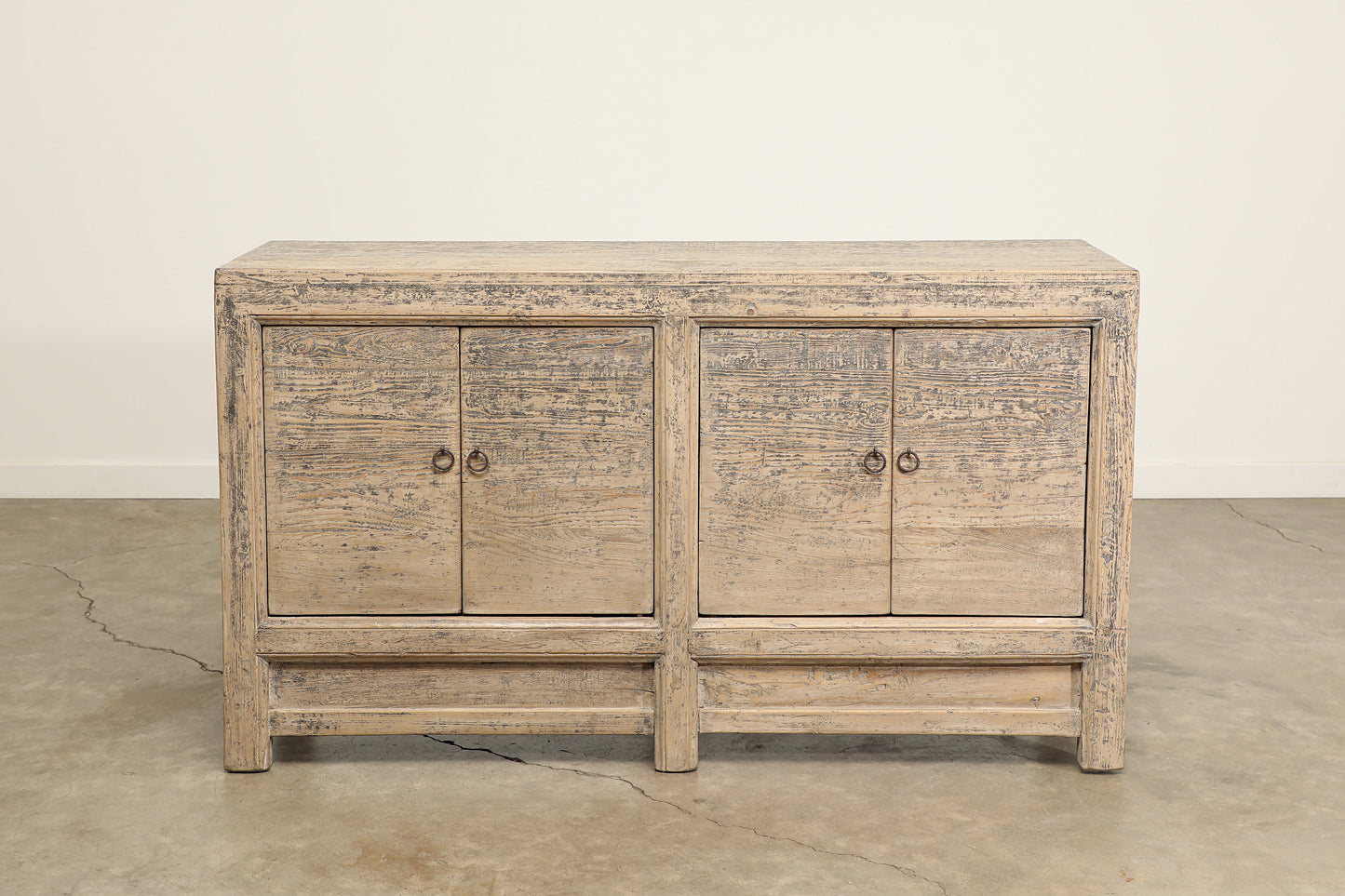 Vintage 4 Door Pine Sideboard - Circa 1945