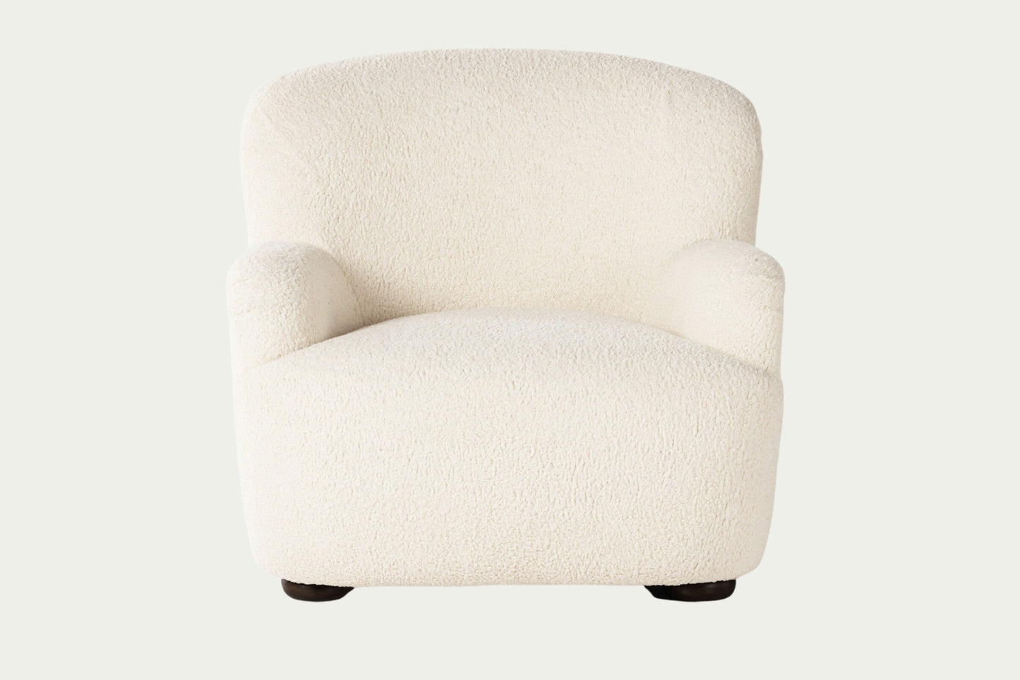 Cream teddy sheepskin occasional chair