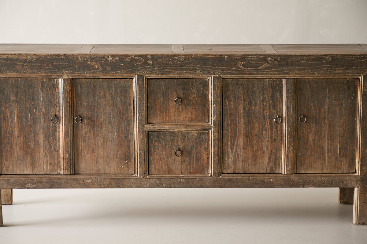 Vintage Elm Sideboard AE.147 - Circa 1875