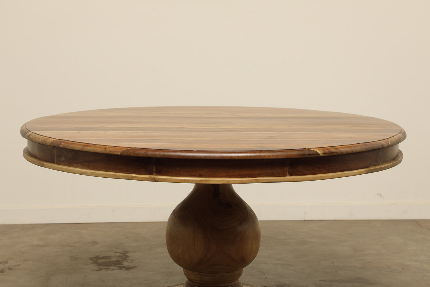 madison round dining table solid acacia wood