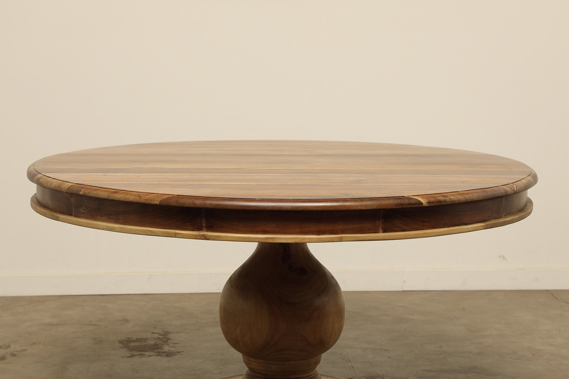 madison round dining table solid acacia wood