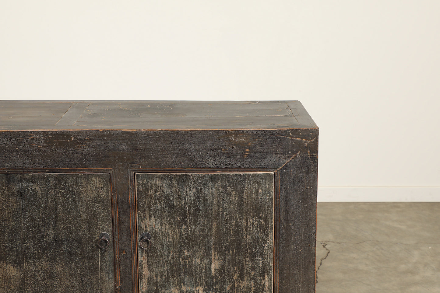 Vintage 4 Door Elm Sideboard - Circa 1945