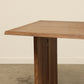 Modern solid teak wood dining room and kitchen table