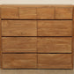 solid teak wood 10 drawer dresser modern bedroom furniture