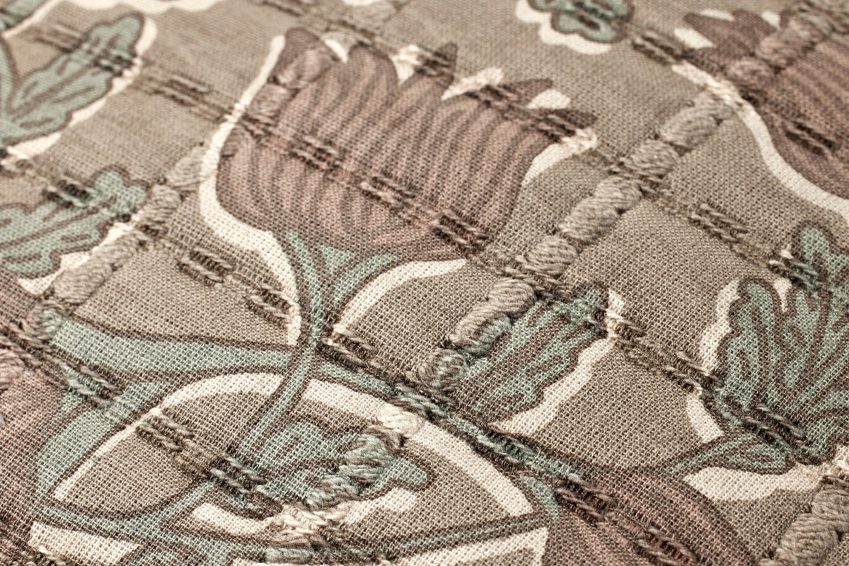 Rosa Pillow Taupe/Rose