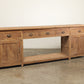 Vintage Open Shelf Teak Console