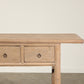 Vintage 4 Drawer Walnut Console - Circa 1945