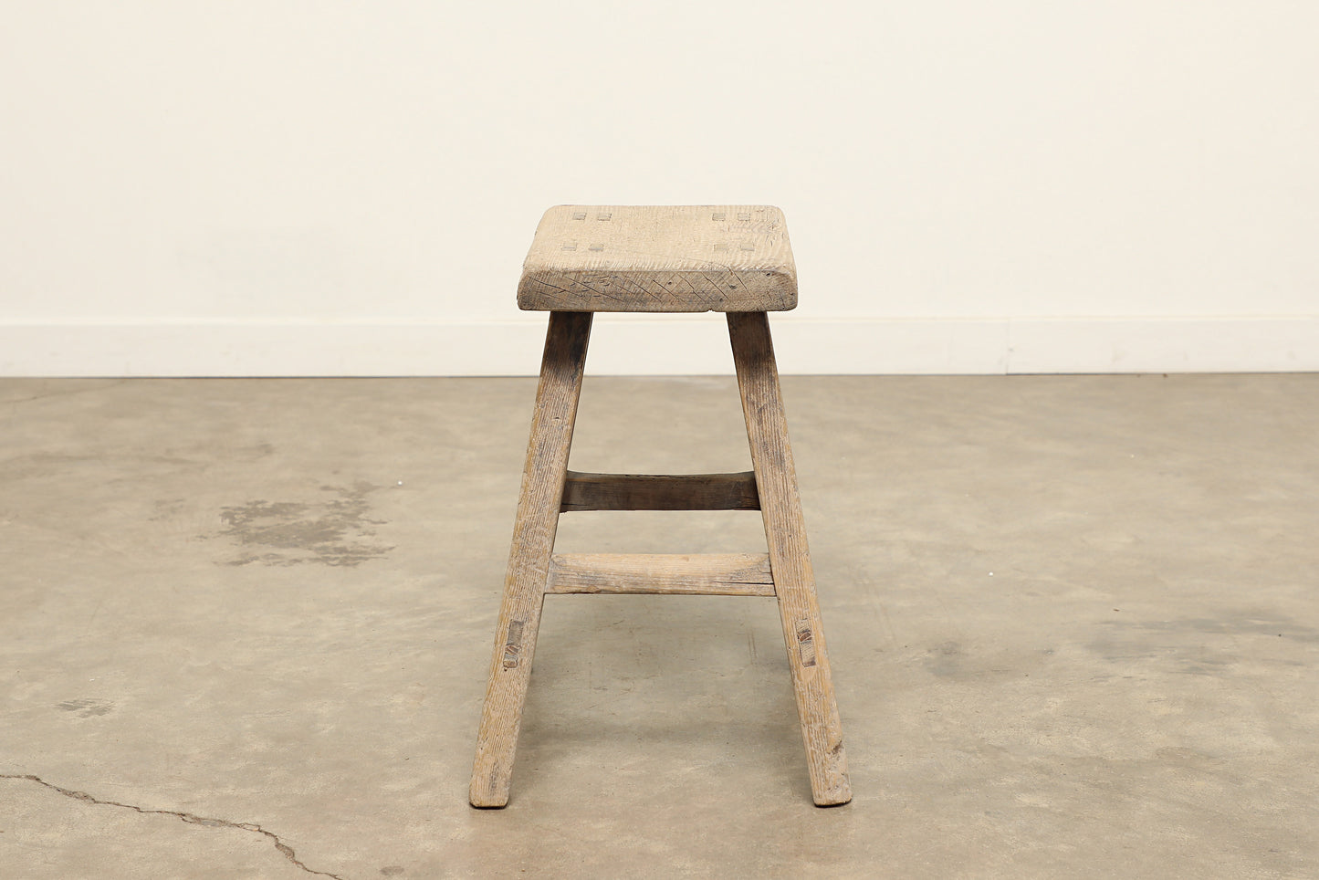 Vintage Elm Stool AC.024 - Circa 1945