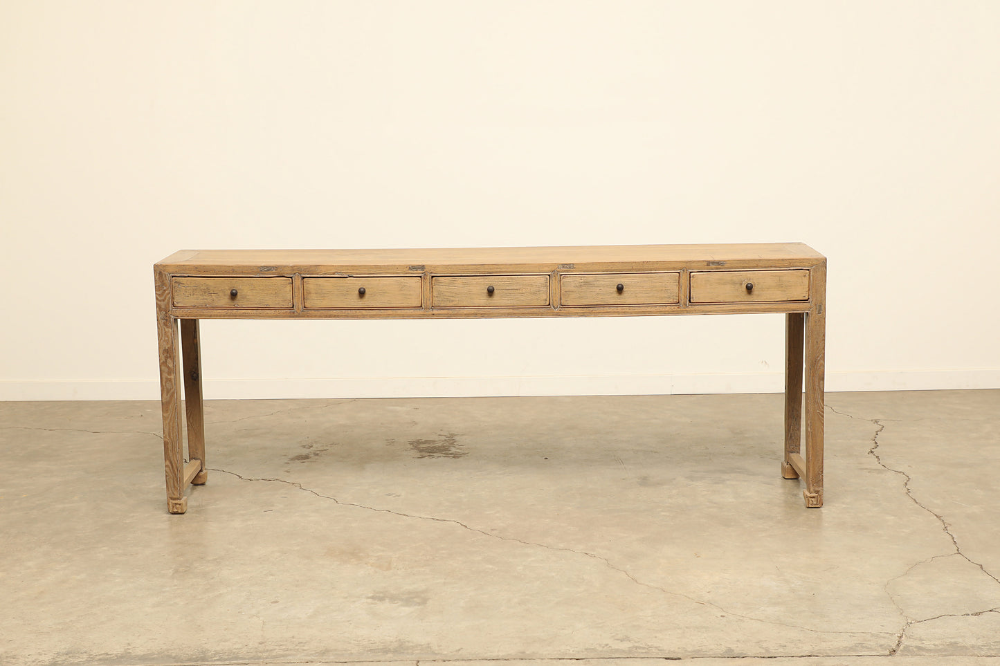 Vintage Elm Console - Circa 1945