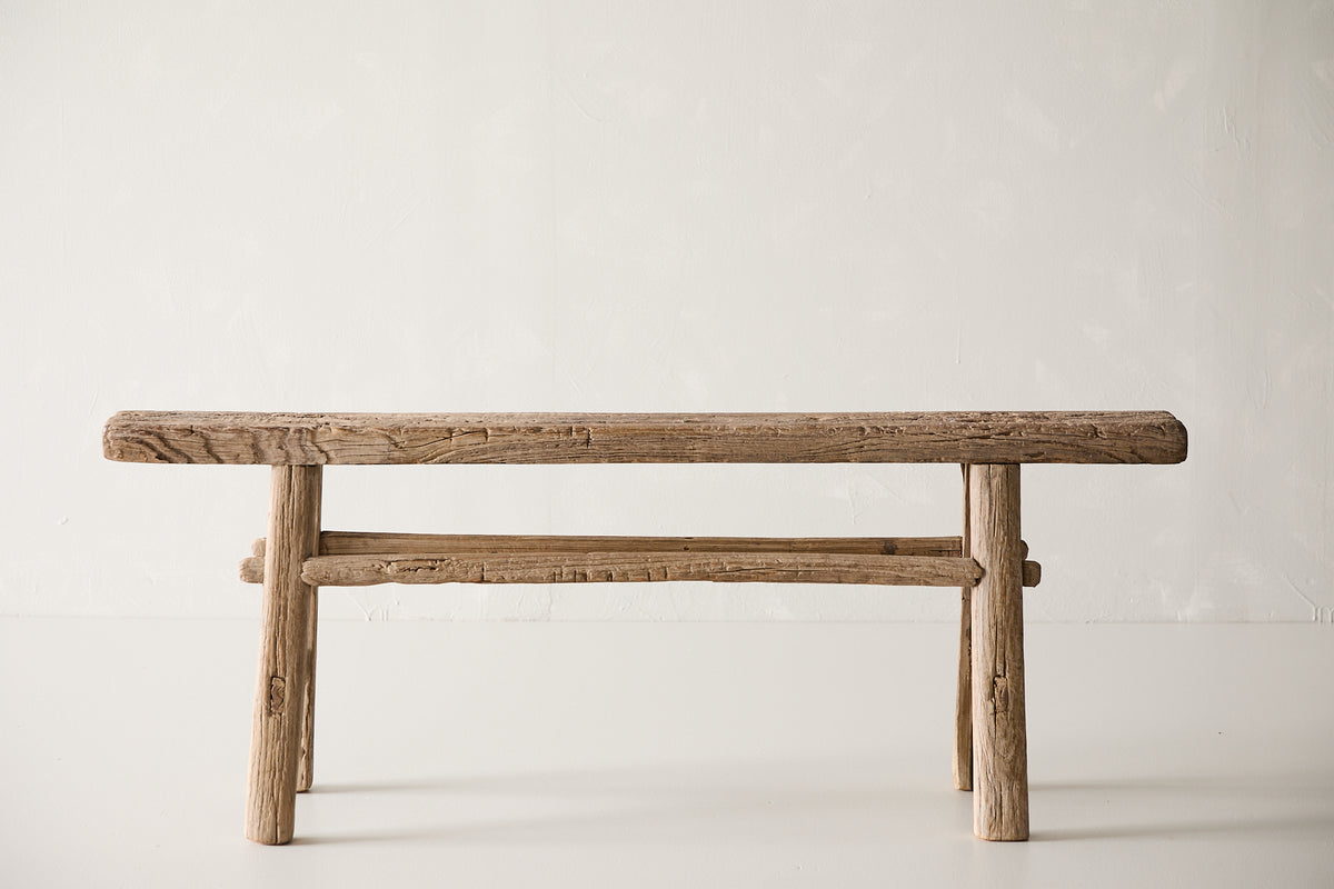 Vintage Elm Bench AE.059 - Circa 1925