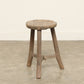 Vintage Elm Stool AC.036 - Circa 1945