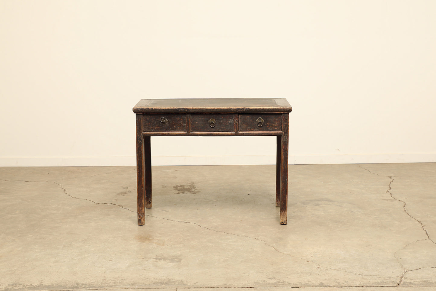 Vintage Poplar Console - Circa 1945