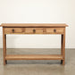 Vintage 3 Drawer Teak Console