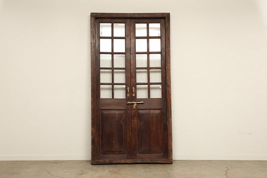 (SCQ031) Vintage Teak Door Set (54x5x102)
