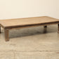 (GAW022) Vintage Elm Coffee Table - Circa 1925 (81x41x18)