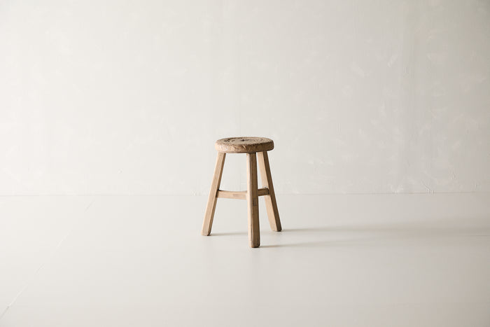 Vintage Elm Stool AE.167 - Circa 1925