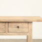 Vintage 4 Drawer Elm Console - Circa 1945