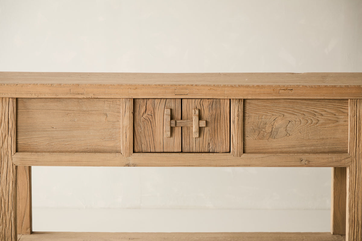 Reclaimed Solid Elm Console No. J40