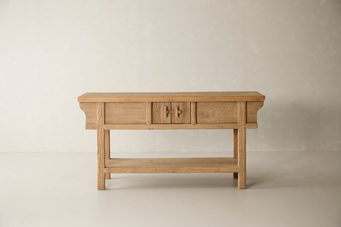 Reclaimed Solid Elm Console No. J40
