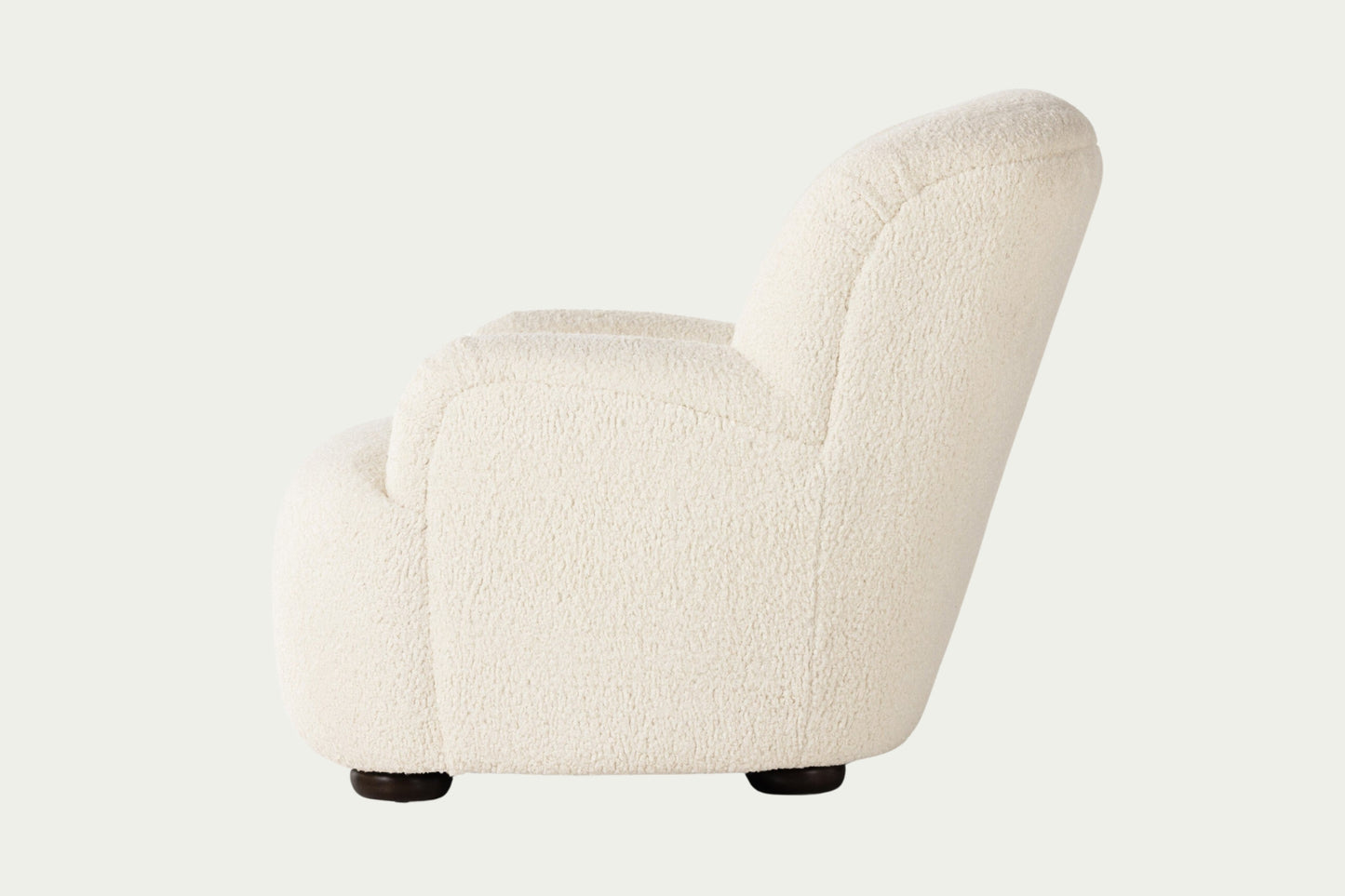 Cream teddy sheepskin occasional chair