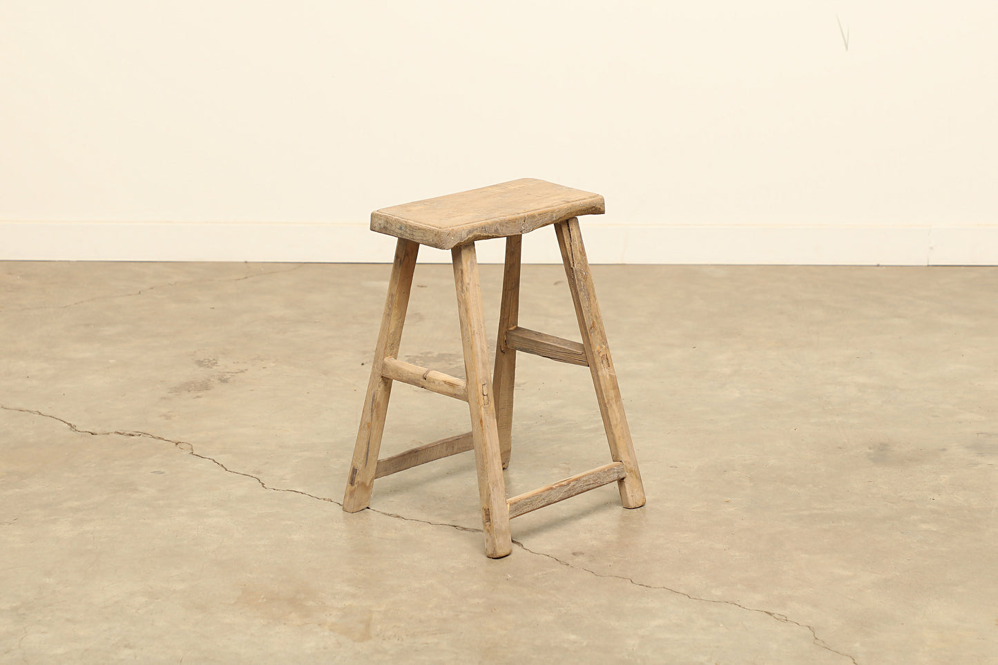 Vintage Elm Stool - Circa 1945