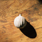 Rustic White Bauble Ornament I - Handmade Holiday Christmas Tree Ornaments