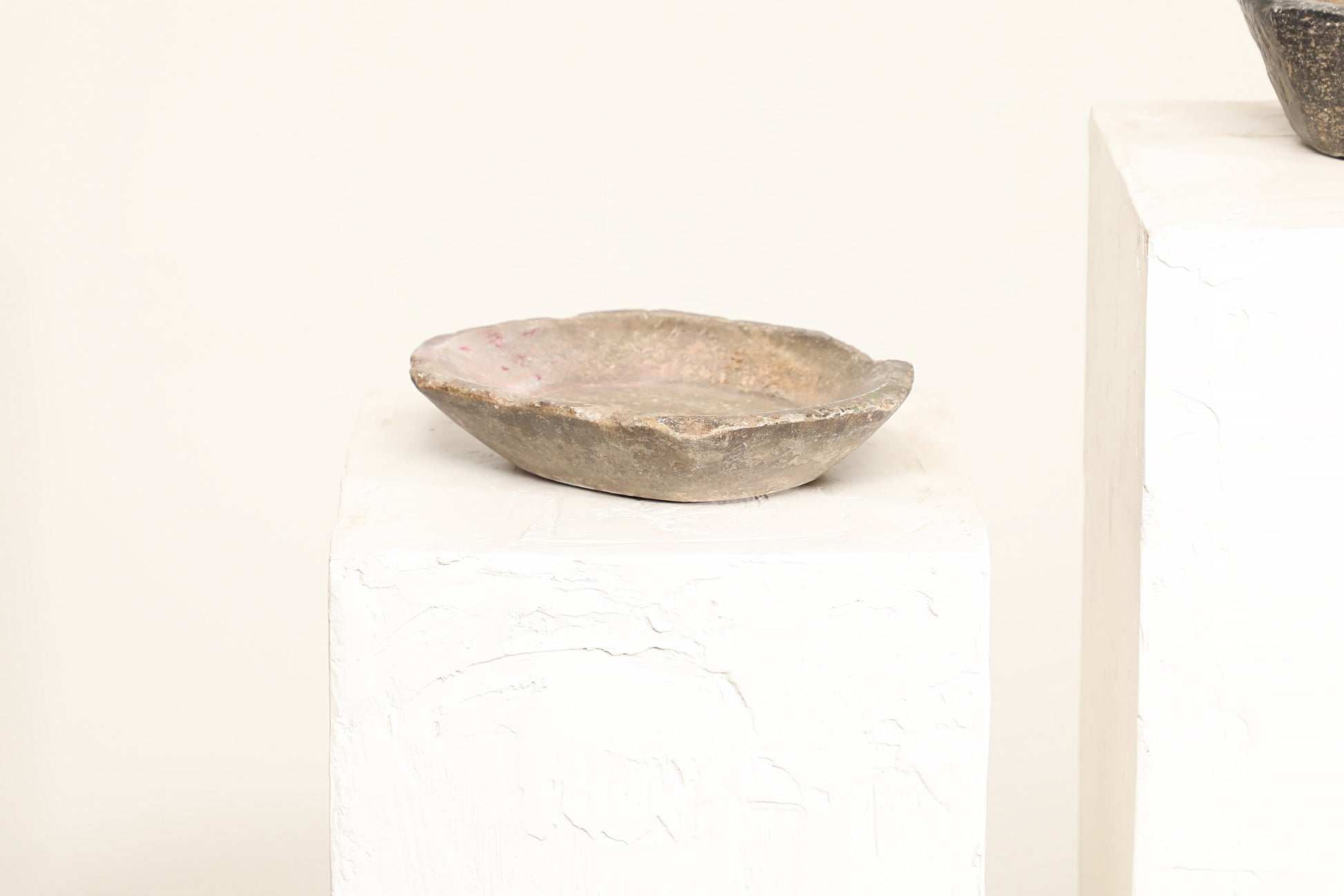 rustic antique vintage stone dish bowl for modern farmhouse decor